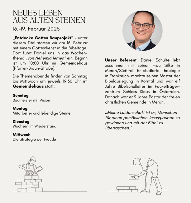 Bibeltage mit Daniel Schulte