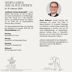 Bibeltage 2025 mit Daniel Schulte